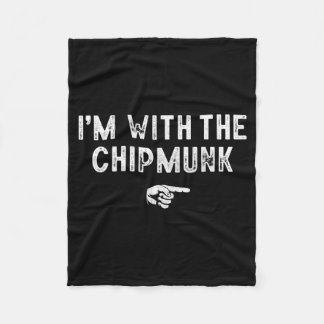 Met De Chipmunk Bijpassende Luie Kostuum Halloween Fleece Deken