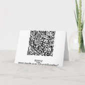 "Met" de Christelijke Kaart van de Sympathie (Achterkant)