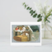 Met de Complimenten van Kerstmis Feestdagenkaart (Staand voorkant)