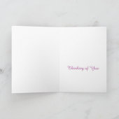 Met de diepste sympathie - een prachtig roze orchi kaart (Binnen)