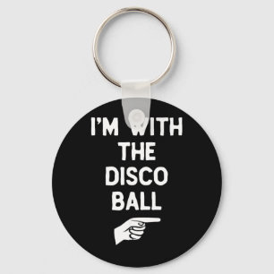 met de Disco Bal Grappige Halloween Matching Sleutelhanger