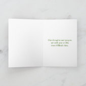 Met de grootste sympathie - Gepersonaliseerd Kaart (Binnen)