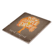 Met de hand aangebrachte zuivere mantel tegeltje (Zijkant)