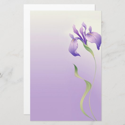 met de hand afgetrokken strijkmachines briefpapier (Voorkant / Achterkant)