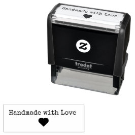 “Met de Hand en met Liefde” Gumstempel Zelfinktende Stempel