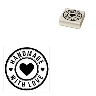 Met de Hand Gebakken Stempel met Hart