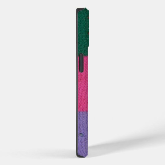 met de hand gebreide kleurrijke patchwerkvierkantj Case-Mate iPhone case (Achterkant / Rechts)