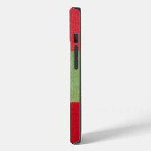 met de hand gebreide kleurrijke patchwerkvierkantj Case-Mate iPhone case (Achterkant / Links)