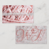 Met de hand gehakte hagel amigurumi brei visitekaartje (Voorkant / Achterkant)