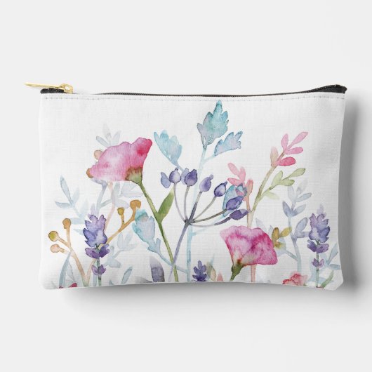 Met de hand geïllustreerde bloemen etui (Voorkant)