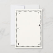 Met de hand geïllustreerde Champagne Toren Retro F Bedankkaart (Voorkant)