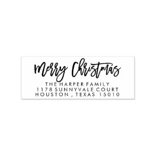 Met de hand gekartelde Kerst van de Terugkeer het  Rubberstempel