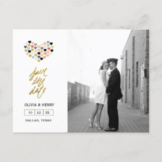 Met de hand geletterde harten | Het Briefkaart Dat