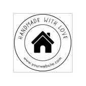 Met de Hand Gemaakt Aangepaste Logo Tekst Persoonl Rubberstempel (Afrduk)