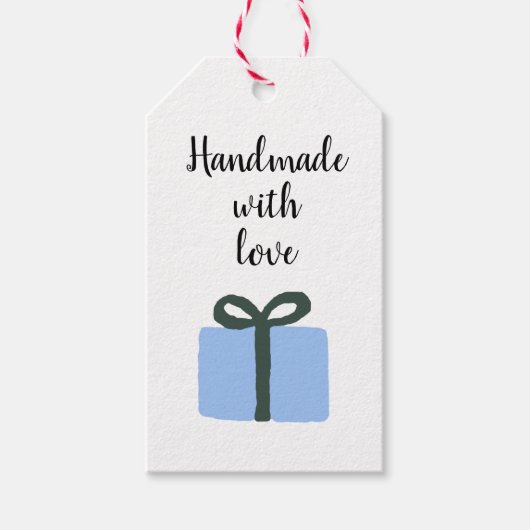 Met de Hand Gemaakt Cadeaubijsluiter Cadeaulabel (Voorkant)