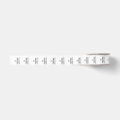 Met de hand gemaakt door Sew on Labels Met maatwer Grosgrain Lint (Voorkant)
