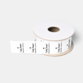 Met de hand gemaakt door Sew on Labels Met maatwer Grosgrain Lint (Spoel)