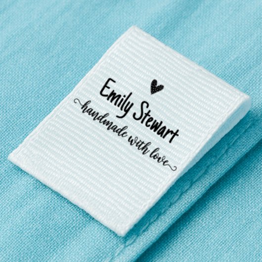 Met de hand gemaakt door Sew on Labels Met maatwer Grosgrain Lint