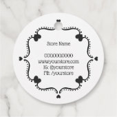 Met de hand gemaakt met liefde label met Hartjes (Achterkant)