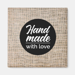 Met de hand gemaakt met liefde magneet