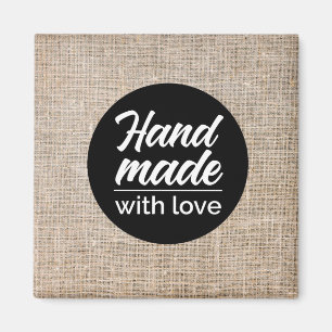 Met de hand gemaakt met liefde magneet