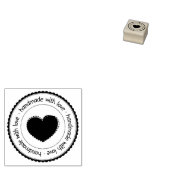 Met de hand gemaakt met liefde professioneel rubbe rubberstempel (Gestempeld)