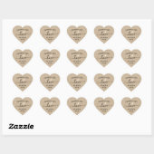 Met de hand gemaakt met liefdes harten aangepaste hart sticker (Vel)