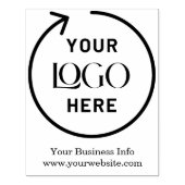 met de hand gemaakt | Website & Business Logo Cust Rubberstempel (Afrduk)