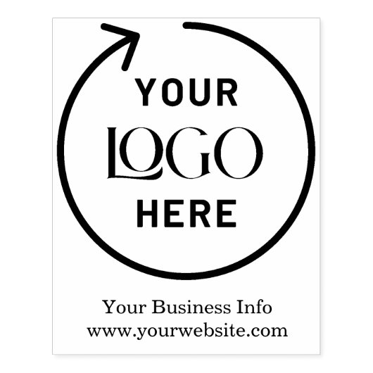 met de hand gemaakt | Website & Business Logo Cust Rubberstempel (Afrduk)