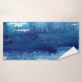met de hand gemaakte abstracte achtergrond van sha badhanddoek (Badhanddoek)
