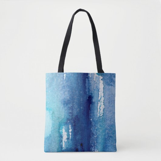 met de hand gemaakte abstracte achtergrond van sha tote bag (Voorkant)