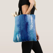 met de hand gemaakte abstracte achtergrond van sha tote bag (Dichtbij)