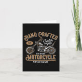 Met de Hand Gemaakte Motorfiets Kaart (Voorkant)
