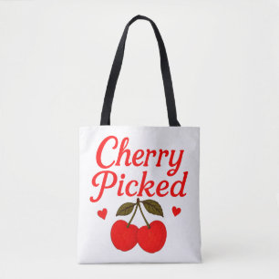 Met de hand geplukte harten Romantische cottagecor Tote Bag