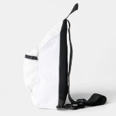 Met de hand geschetste flespalmboom met bladeren sling bag (Rechts)