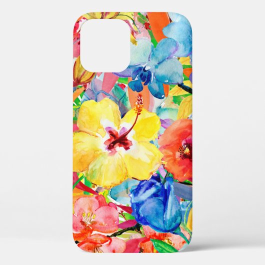 met de hand geschilde abstracte waterverf achtergr Case-Mate iPhone case (Achterkant)