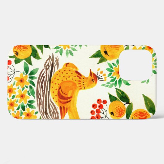 met de hand geschilde afbeelding: Turtledove Case-Mate iPhone Case (Achterkant (horizontaal))
