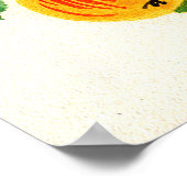 met de hand geschilde afbeelding: Turtledove Poster (Hoek)