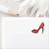 Met de hand geschilde hoge hiel roeppomp Stiletto Etiket (Insitu)