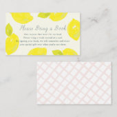 Met de hand-geschilde lemonroze alstublieft een bo informatiekaartje (Voorkant / Achterkant)