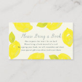 Met de hand-geschilde lemonroze alstublieft een bo informatiekaartje (Voorkant)