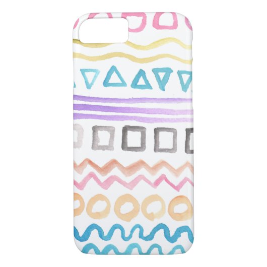 met de hand geschilde waterverf Case-Mate iPhone case (Achterkant)