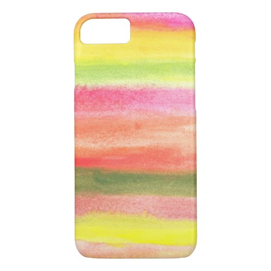 met de hand geschilde waterverf Case-Mate iPhone case (Achterkant)