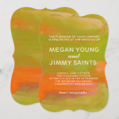 met de hand geschilde waterverf kaart (Voorkant / Achterkant)