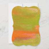 met de hand geschilde waterverf kaart (Achterkant)