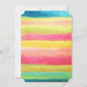 met de hand geschilde waterverf kaart (Achterkant)