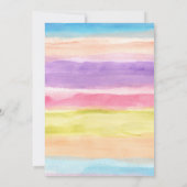 met de hand geschilde waterverf kaart (Achterkant)