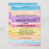 met de hand geschilde waterverf kaart (Voorkant / Achterkant)