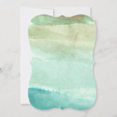 met de hand geschilde waterverf kaart (Achterkant)