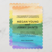 met de hand geschilde waterverf kaart (Voorkant / Achterkant)